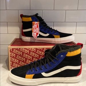 Sk8 hi MTE (web black/ surf blue) with Scotchgard